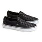 Vans Mens Checkerboard Slip-On - Black