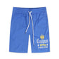 Campus La Via Cropped Nylon Shorts - Blue