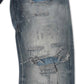 Jordan Craig Heart Break Straight Leg Jeans - Seastorm