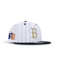 New Era 5950 Brooklyn Dodgers Jackie Robinson Hat - Stripe White
