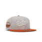 New Era 5950 Dodgers 50Th Anniversary Hat - Stone/Burnt Orange