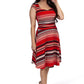 Amelia Dress in Retro Stripes - XS Only