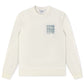 Lacoste Graphic Print Fleece Sweatshirt - Cream