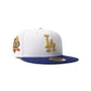 New Era 5950 LA Dodgers World Series Champions Hat - Chrome/Gold