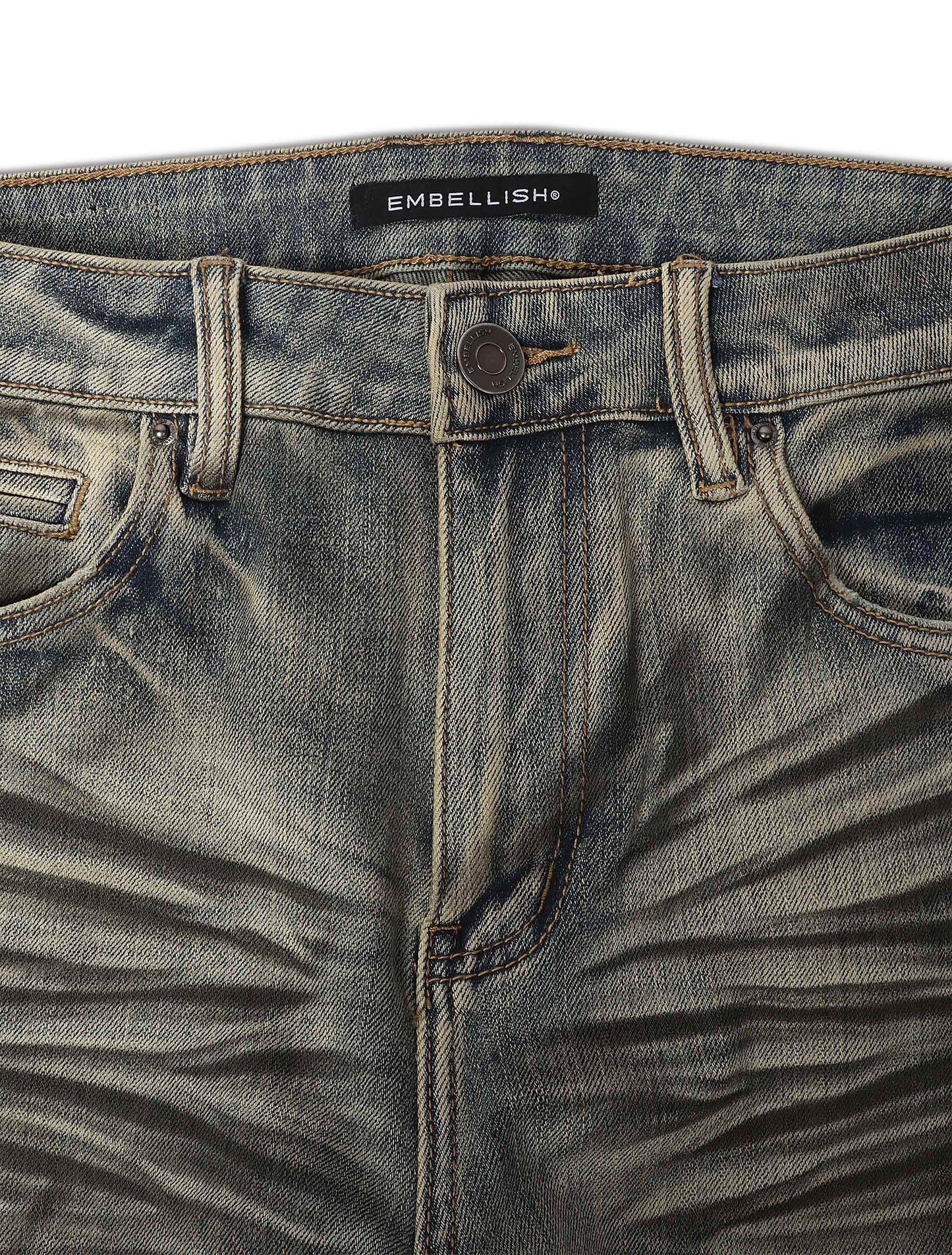 Embellish David Skinny Jeans - Burnt Sand