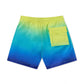 Psycho Bunny Men's Malta Ombre Color Changing Swim Trunk - Wild Lime