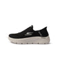 Skechers Womens Go Walk Flex Grand Entry - Black/White
