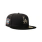 New Era 5950 Dodgers 40th Anniversary Patch Hat - Charcoal