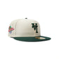 New Era 5950 Dodgers Upside Down LA World Series Hat - Chrome/Green