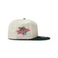 New Era 5950 Dodgers Upside Down LA World Series Hat - Chrome/Green