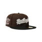New Era 5950 Dodgers Glow in the Dark Hat - Brown/Black