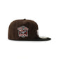 New Era 5950 Dodgers Glow in the Dark Hat - Brown/Black