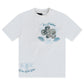 Smoke Rise Tapestry SS Tee -  Blue