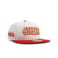New Era 5950 San Francisco 49ers XXIII Super Bowl Patch Hat - Chrome/Red