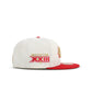 New Era 5950 San Francisco 49ers XXIII Super Bowl Patch Hat - Chrome/Red