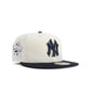 New Era 5950 New York Yankees World Series Patch Hat - Chrome/Navy