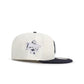 New Era 5950 New York Yankees World Series Patch Hat - Chrome/Navy