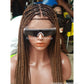 Knotless Braid Wig, Dark Honey Blond, Swiss Full Lace, Glueless - Helen