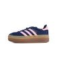 Adidas Womens Gazelle Bold - Dark Blue/Pink