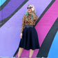 Leopard Mock Neck Top