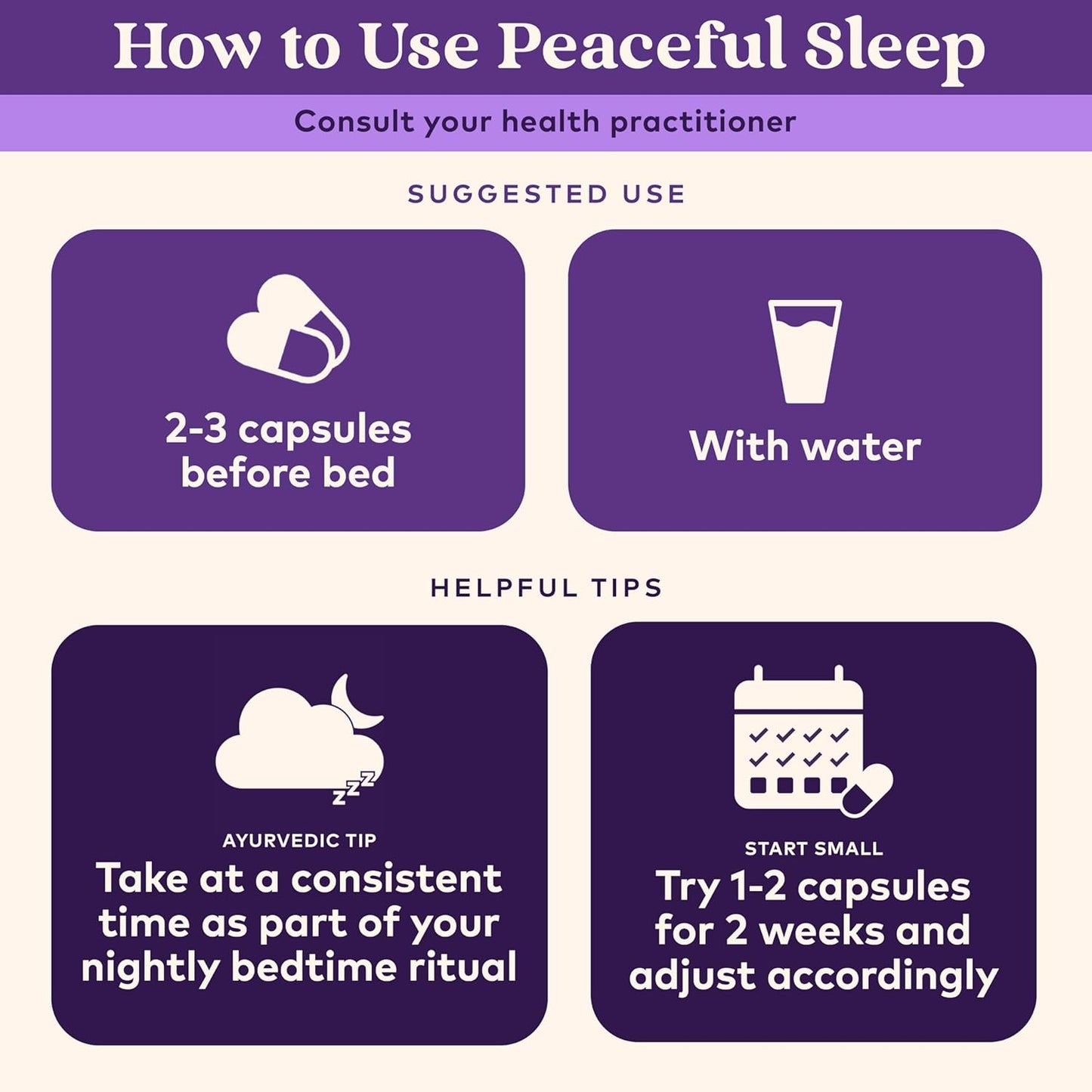 Organic India Peaceful Sleep Supplement, 90 Capsules