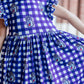 JMU Plaid Duke Dog Flutter Twirl  Dress