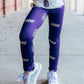 JMU Purple Duke Dog Leggings