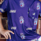 JMU Purple Duke Dog Ruffle Pocket Tee