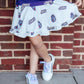JMU White Duke Dog Twirl Skort