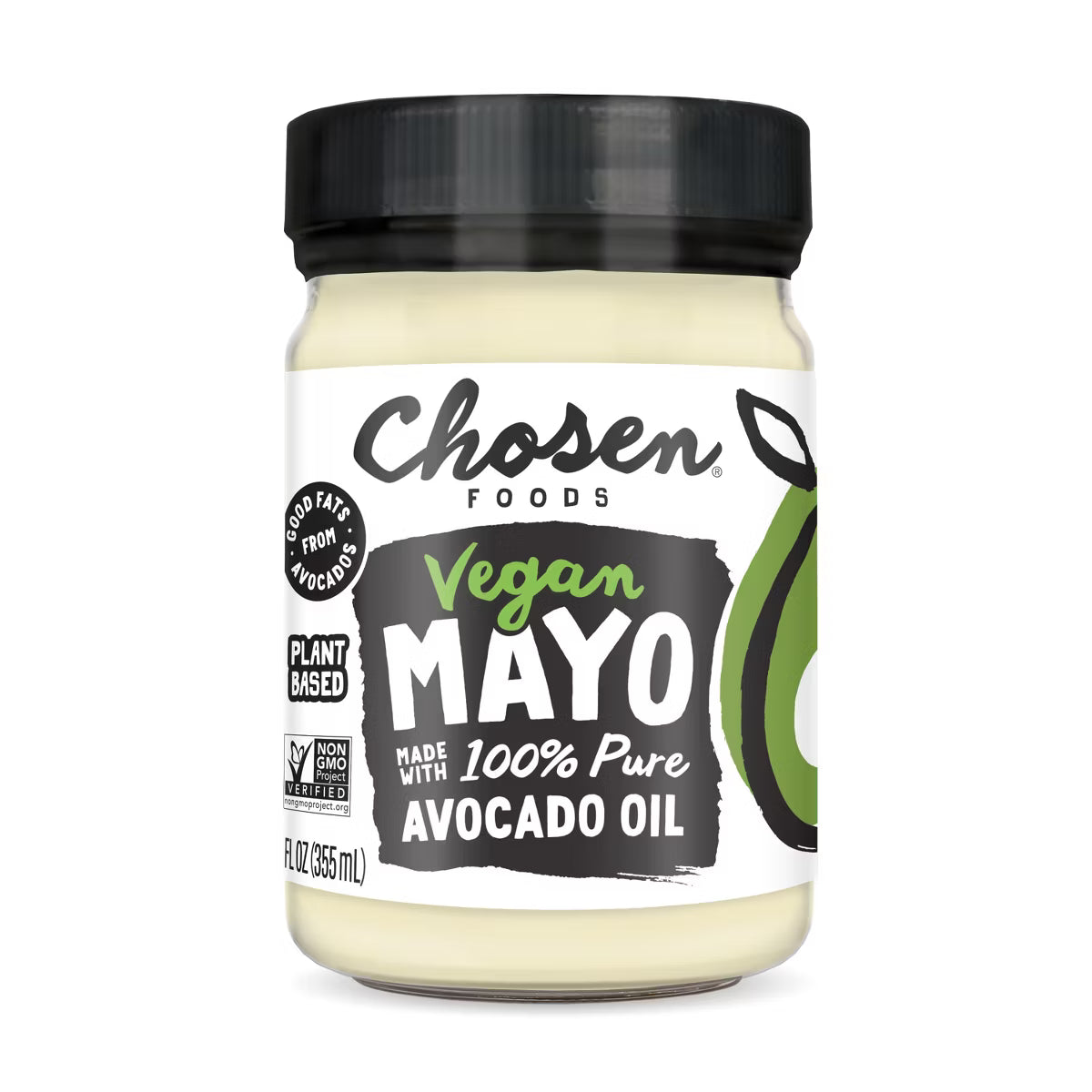 Chosen Foods Avocado Oil Vegan Mayo, 12 Oz. Pack of 6