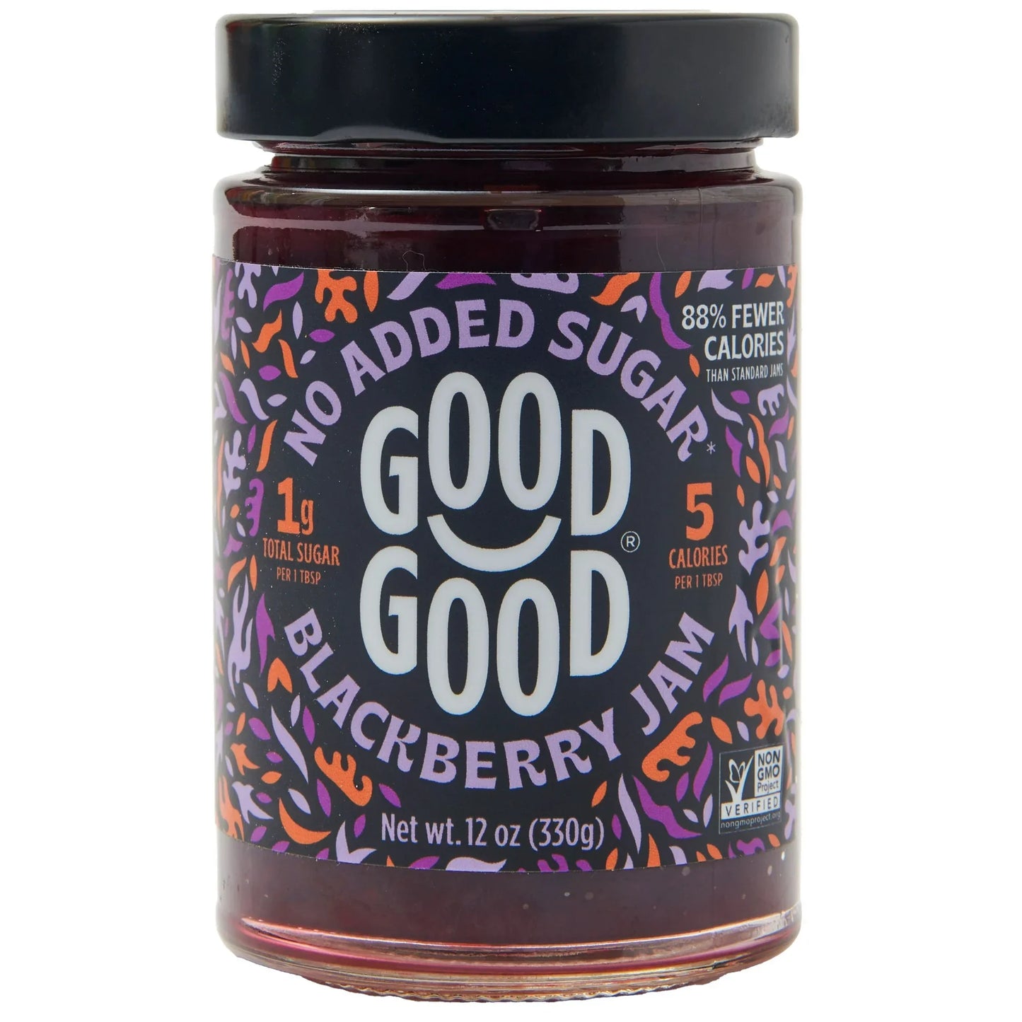 Good Good Blackberry Jam, Case of 6 (12 oz Each)
