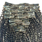 Jerry Curl Clip-In 100% Human Hair Extensions