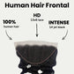 Jet Black Body Wave 13x6 HD Lace Human Hair Frontal