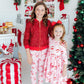 Jingle Bells 3/4 Sleeve Pocket Twirl Dress