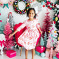 Jingle Bells 3/4 Sleeve Pocket Twirl Dress