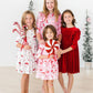 Mistletoe Magic 3/4 Sleeve Pocket Twirl Dress