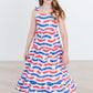 SALE July Vibes Ruffle Maxi Dress