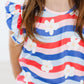 SALE July Vibes S/S Ruffle Tee