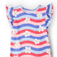 SALE July Vibes S/S Ruffle Tee