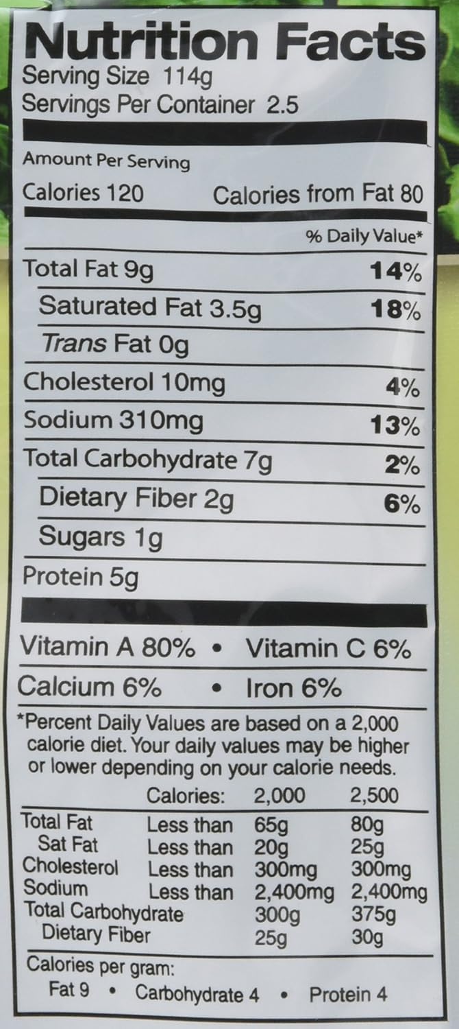 Jyoti Cuisine India Premium Saag Paneer, 10 Oz Pack of 6