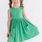 Kelly Green Tank Pocket Twirl Dress