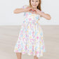 Bow-tastic Flutter Sleeve Twirl Dress