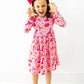 Dino Kisses L/S Pocket Twirl Dress