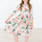 Hear Me Roar 3/4 Sleeve Pocket Twirl Dress