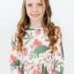 Hear Me Roar 3/4 Sleeve Pocket Twirl Dress