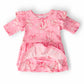 Howdy 3/4 Sleeve Flutter Twirl Bodysuit