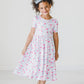 Mermaid Scales S/S Pocket Twirl Dress