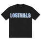 Losthills Inverted Logo Tee - Black