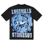 Losthills Inverted Logo Tee - Black