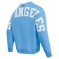 Pro Standard LA Dodgers Wingspan Drop Shoulder Crewneck - University Blue